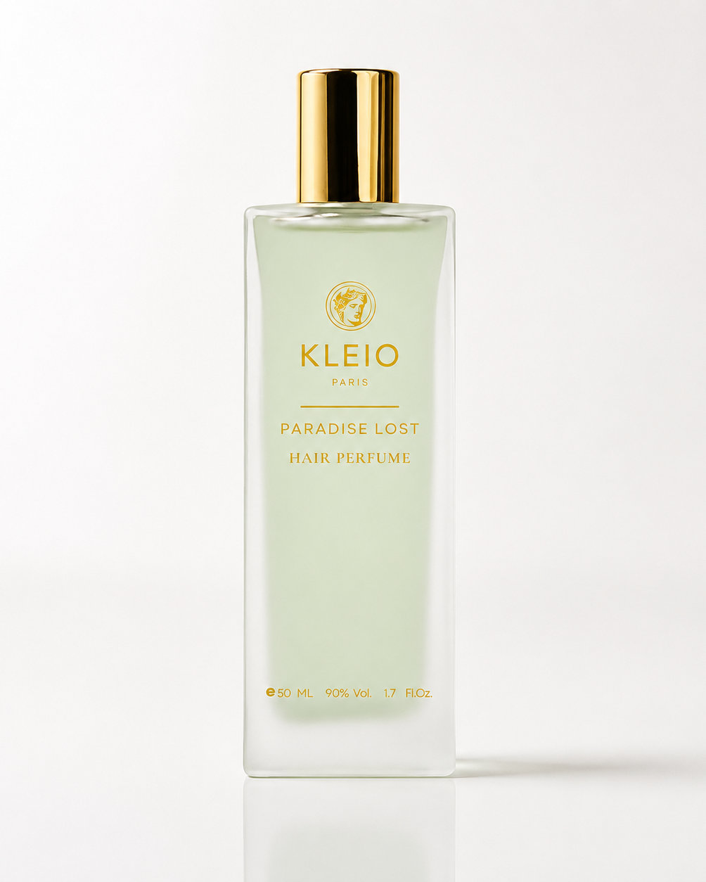 Paradise Lost Hair Perfume 50 ml frosted bottle with a gold cap