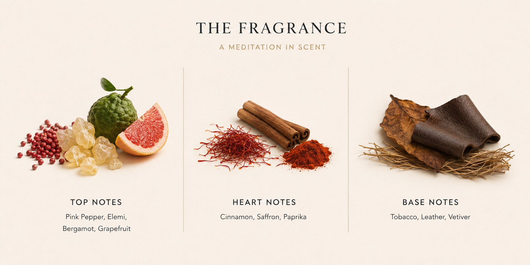 Amourette: The fragrance composition